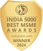 India 5000 Best MSME Awards winner shield